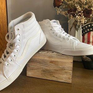 White high top womens vans